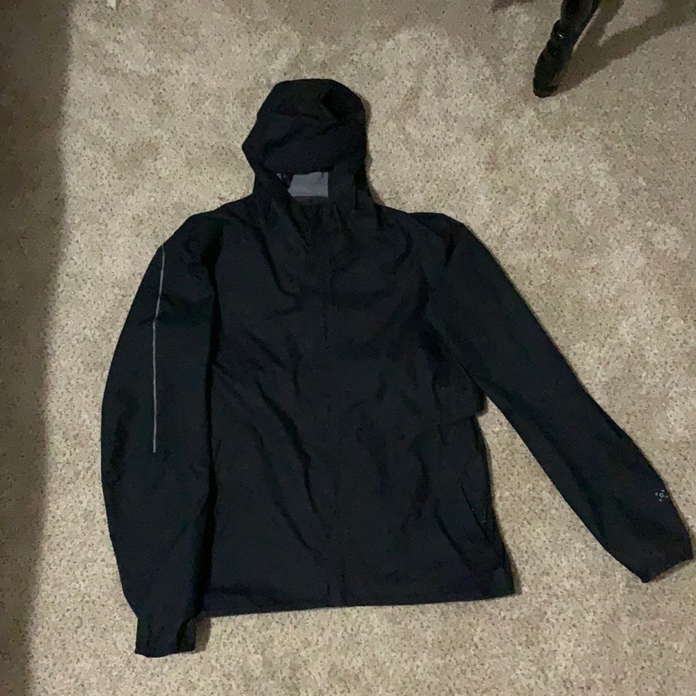 Lululemon Mens Black Raincoat size small